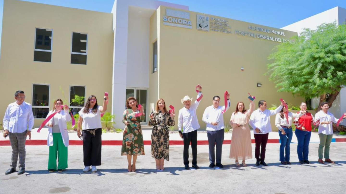 Gobernador Durazo cumple a sonorenses con inauguración de albergue para Familiares de Pacientes del Hospital General de Especialidades